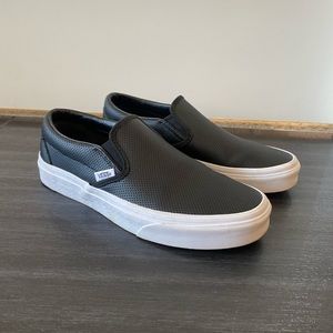Vans Slip On Perf Leather Shoe